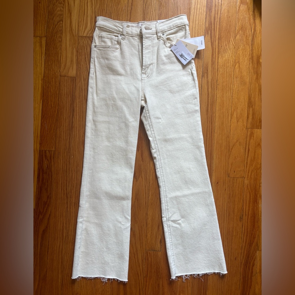 NWT - MNG Sienna High Waist Cropped Flare Jeans (4)